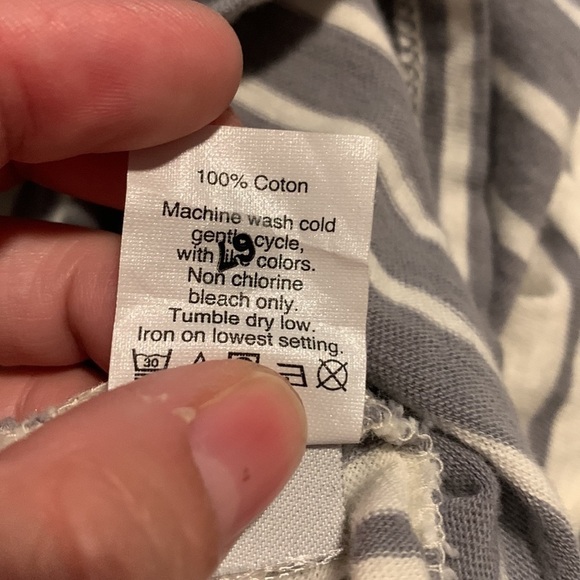 Madewell Forward-Seam Tank Top in Stripe size large - Picture 7 of 7